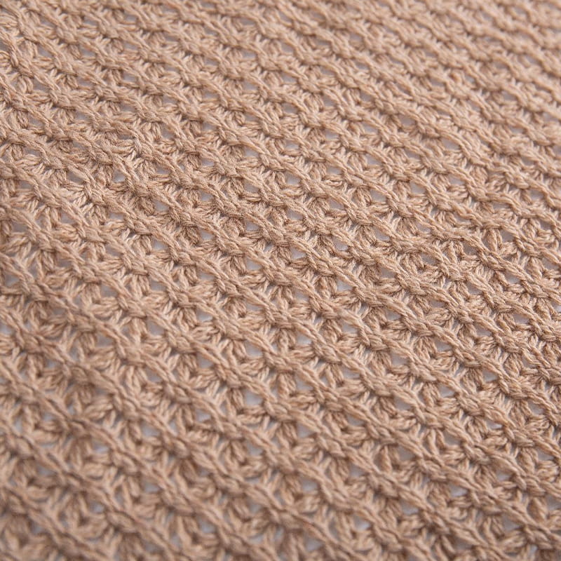 Kain Pakaian Spandex Jacquard Knitted Hollow